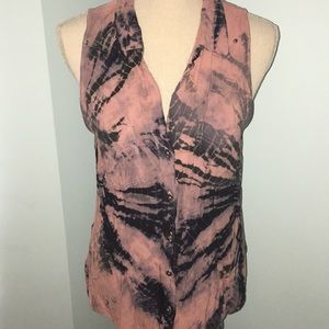 Rock & Republic Tie Dye Sleeveless Top
